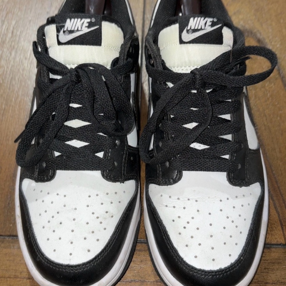 Nike Dunk Panda Black and White Athletic Shoes size womens size 8